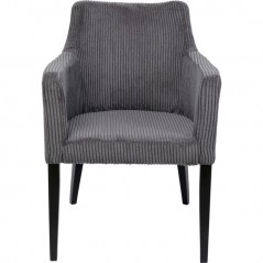 Chair with Armrest Mode Cord Grey